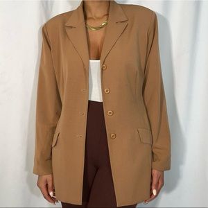 Vintage Classics Camel Blazer (size 12)